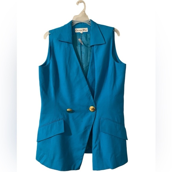Christian Dior Vintage turquoise Blazer - Picture 1 of 3